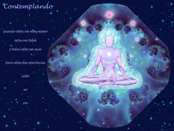 Contemplando

quando estou em mim mesmo
estou em todos 
e todos est�o em mim

para al�m das apar�ncias

sinto

sei

sou